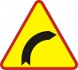Right bend ahead
