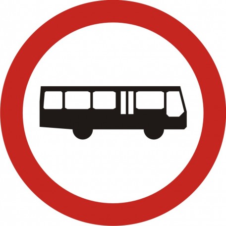 No buses allowed