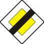 End of priority road