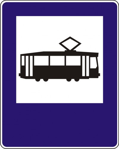 Haltestelle Straßenbahn