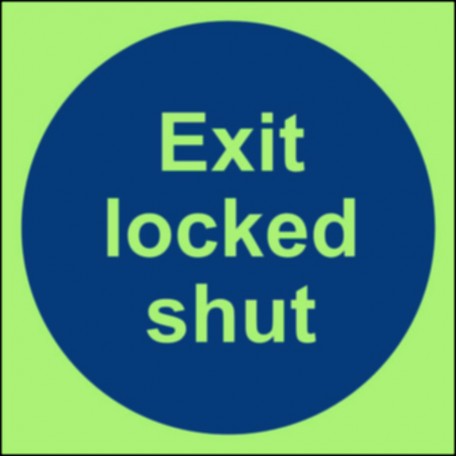 Exit locked shut