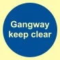 Gangway keep clear