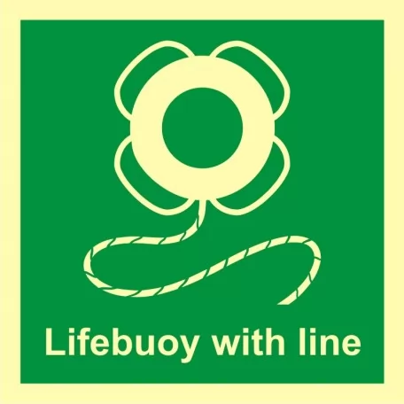 Rettungsring mit Leine