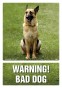 Warning! Bad dog