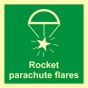 Rocket parachute flares