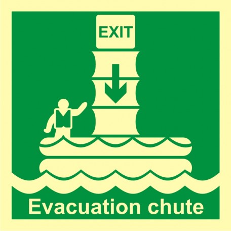 Marine evacuation system (chute)