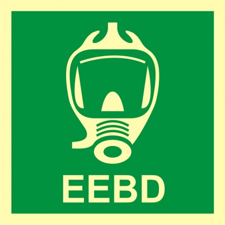 Znak morski - Aparat oddechowy na wypadek sytuacji awaryjnych (EEBD)