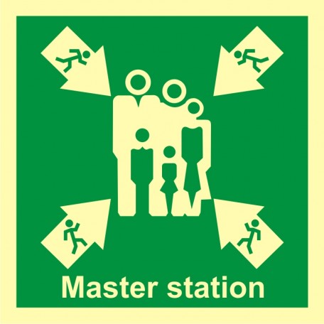 Evacuation assembly point - master station