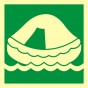 Znak morski - Tratwa ratunkowa