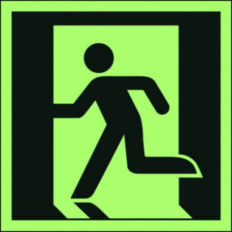 Znak ewakuacyjny - Wyjście ewakuacyjne (lewostronne)