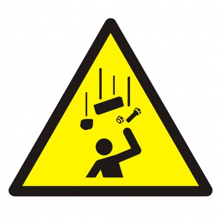 Warning; Falling objects