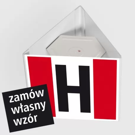 Просторовий знак - вуличний гідрант 3D - великий 50 x 50 см