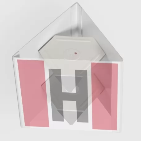 Просторовий знак - вуличний гідрант 3D - великий 50 x 50 см