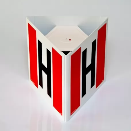 Просторовий знак - вуличний гідрант 3D - великий 50 x 50 см