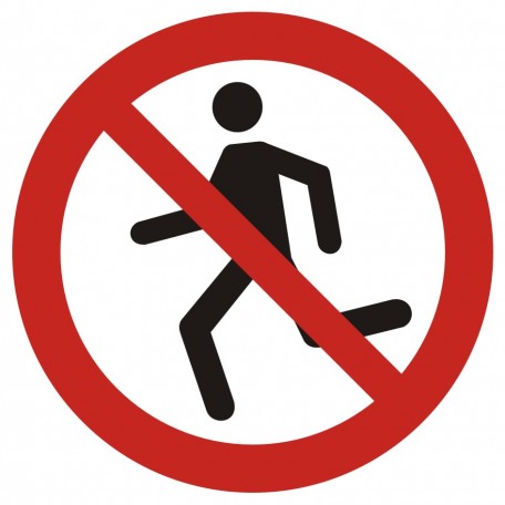 Laufen verboten
