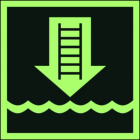 Znak morski - Drabinka okrętowa lub inne zatwierdzone urządzenie
