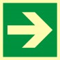 Direction to emergency exit