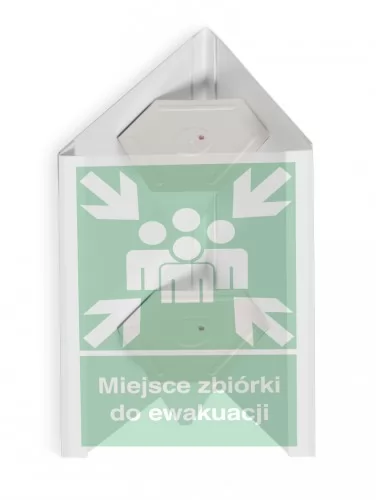 3D External assembly point sign – small- 25 x 31 cm