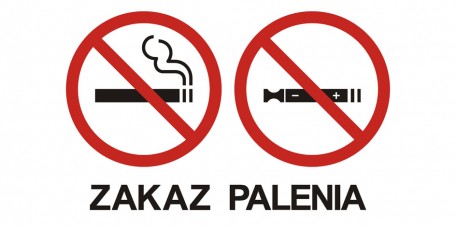 Znak - Zakaz palenia tytoniu i papierosów elektronicznych 1