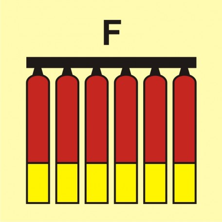 Fixed fire-extinguishing battery (F-foam)