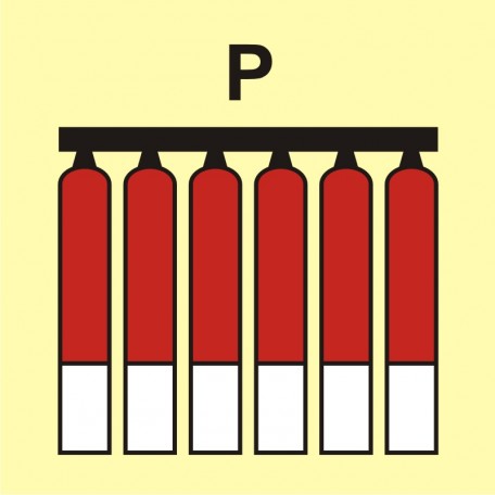 Fixed fire-extinguishing battery (P-powder)