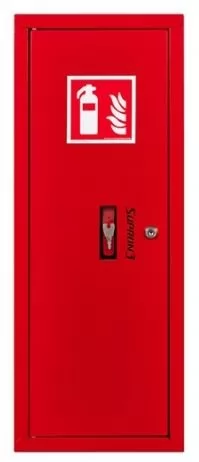 Fire extinguisher cabinet for 6kg fire extinguishers