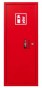 Fire extinguisher cabinet for 12kg or GS-5x fire extinguishers