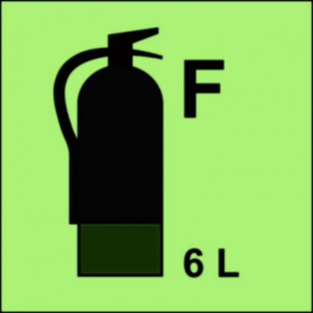 Fire extinguisher (F-foam) 6L