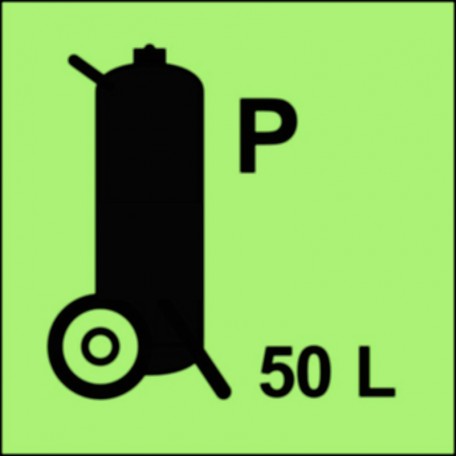 Wheeled fire extinguisher (P-powder) 50L