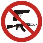 No weapons allowed