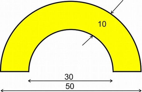 Elastyczny profil ochronny czarno - żółty typu R30