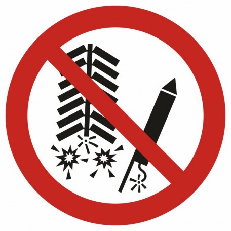 Do not set off fireworks