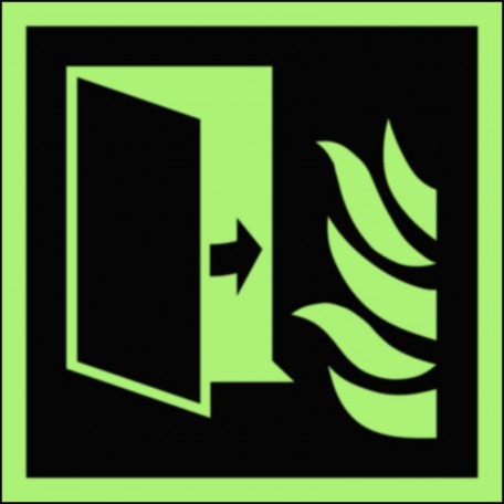 Znak przeciwpożarowy - Drzwi przeciwpożarowe