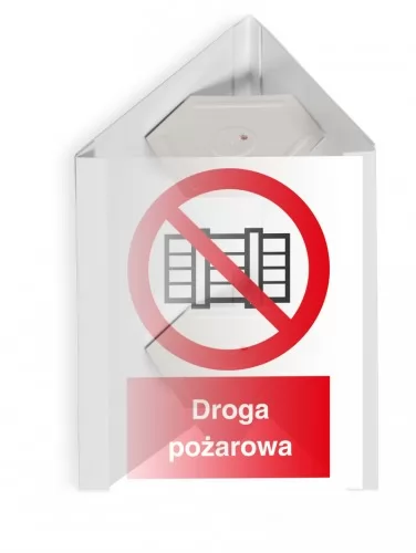 Просторовий знак - Пожежна дорога - малий просторовий знак 25x31см