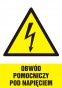 Znak elektryczny - Obwód pomocniczy pod napięciem