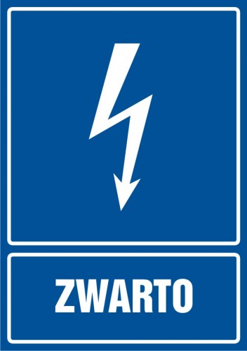 Znak elektryczny - Zwarto
