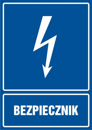 Znak elektryczny - Bezpiecznik