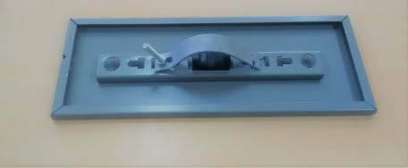 Handle for a road sign: metal, zinc-coated, mounting type: brackets