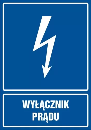 Електричний знак - Вимикач живлення
