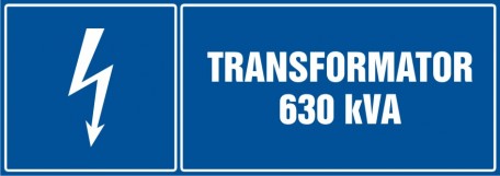 Znak elektryczny - Transformator 630 kVA