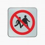 No children allowed- road sign