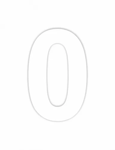 Знак - Цифра 0