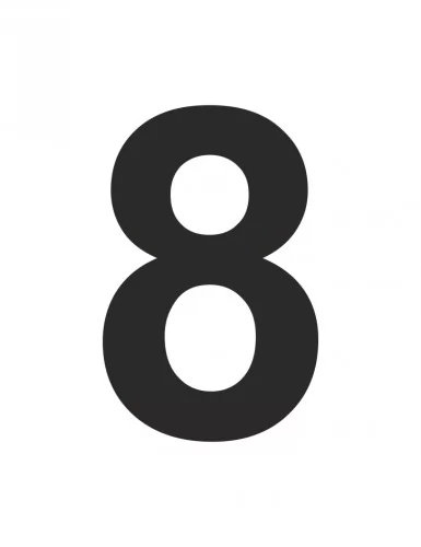Знак - Цифра 8