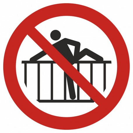 Do not cross the barrier